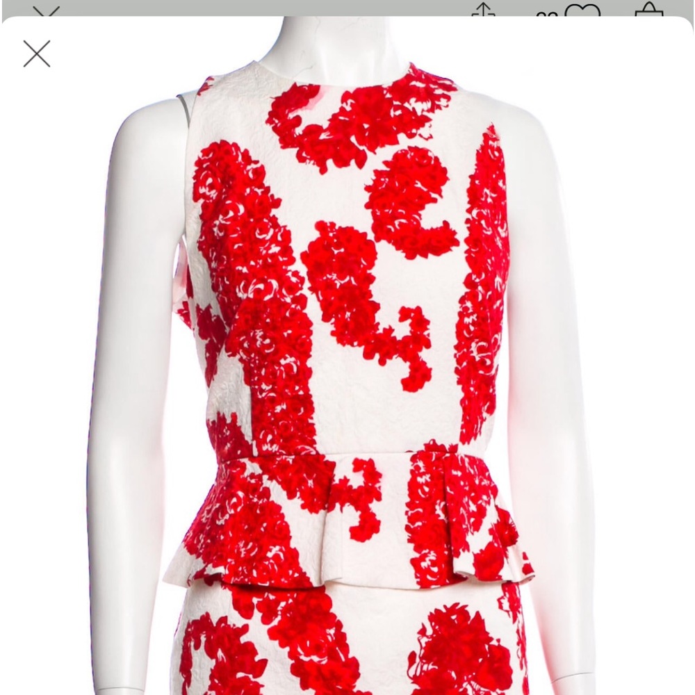 NWT Giambattista Valli Floral Peplum Dress